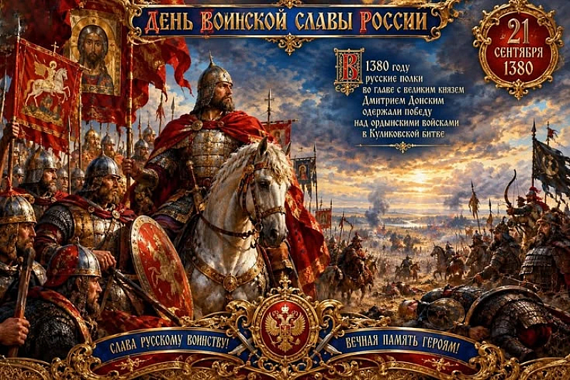 21 сентября - День воинской славы России: Куликовская битва.