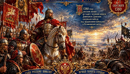 21 сентября - День воинской славы России: Куликовская битва.