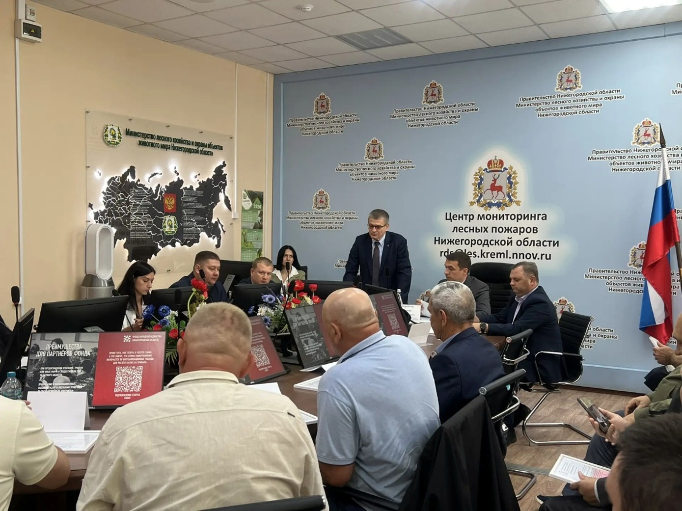 Министерство лесного хозяйства Нижегородской области и  Фонд Народного Единства обсудили новые проекты помощи  участникам СВО