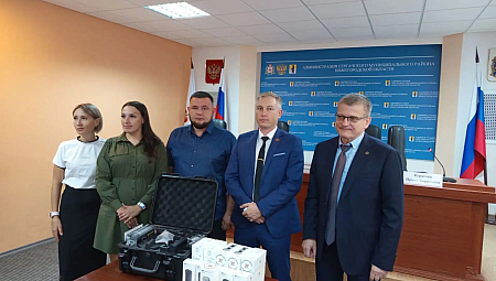 В Сергачском округе прошла передача беспилотника для нужд СВО.
